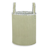 Large Quilted Storage Basket - Riverbank / Willow