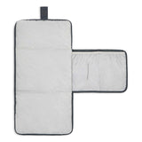 Recycled Nylon Travel Baby Changing Mat - Soft Black