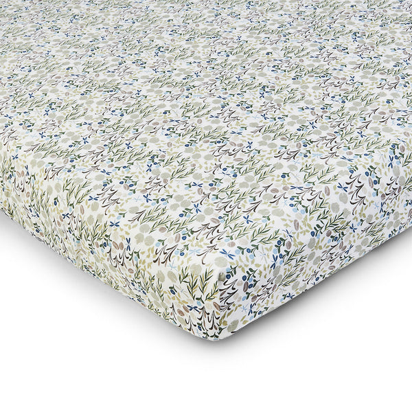 Cotbed Fitted Sheet - Riverbank