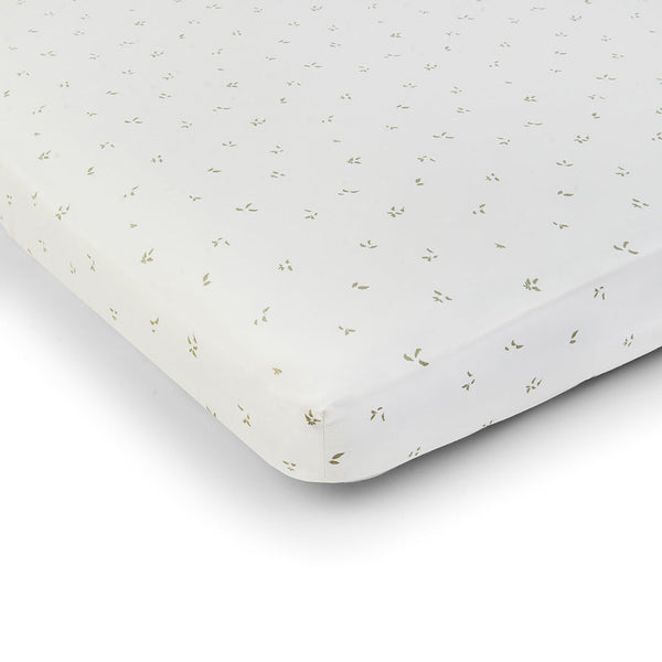 Cotbed Fitted Sheet - Nettle Scatter