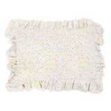 Rectangle Linen Frill Cushion - Wildflower Garden