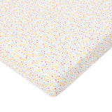 Organic Cotbed Fitted Sheet - Wildflower Garden