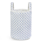 Large Quilted Storage Basket - Coastline / Waves