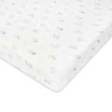 Organic Cotbed Fitted Sheet - Coastline