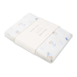 Organic Cotbed Fitted Sheet - Coastline