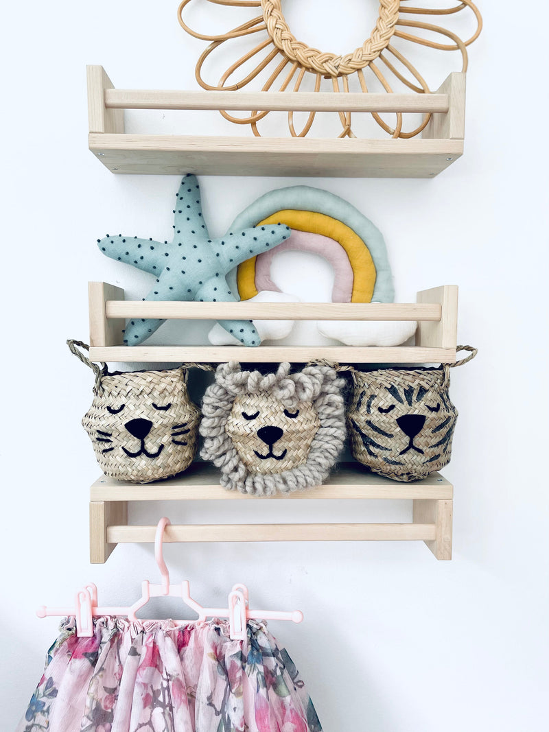 Natural Lion Basket - Mini