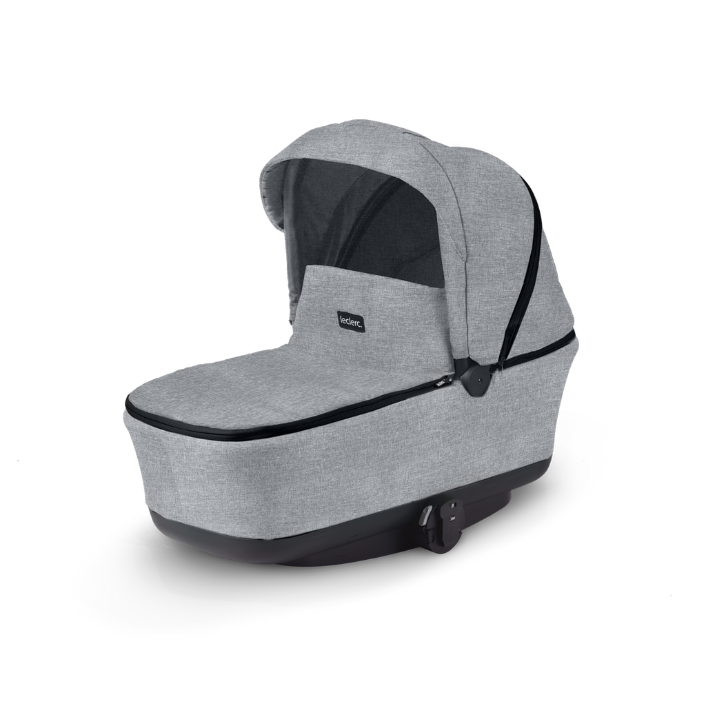 Leclerc Baby Bassinet Grey Melange Mimibear