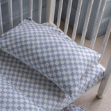 Organic Cotbed Fitted Sheet - Waves