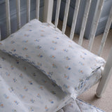 Organic Cotbed Fitted Sheet - Coastline