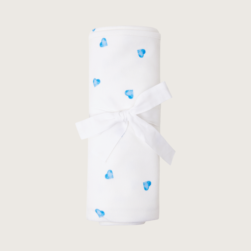 Baby Blanket - Blue Heart