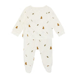 Wrap-Over 2 Piece Set - Brown Bear