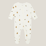 Sleepsuit 2 Pack - Brown Bear/ Warm White