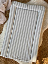 Changing Mat - Greige Stripe