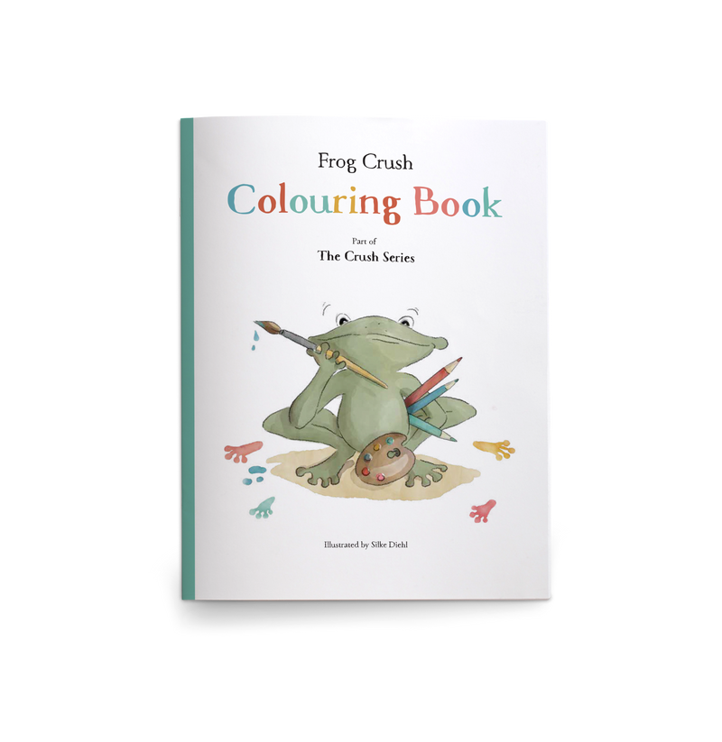 Frog Crush Colouring Book