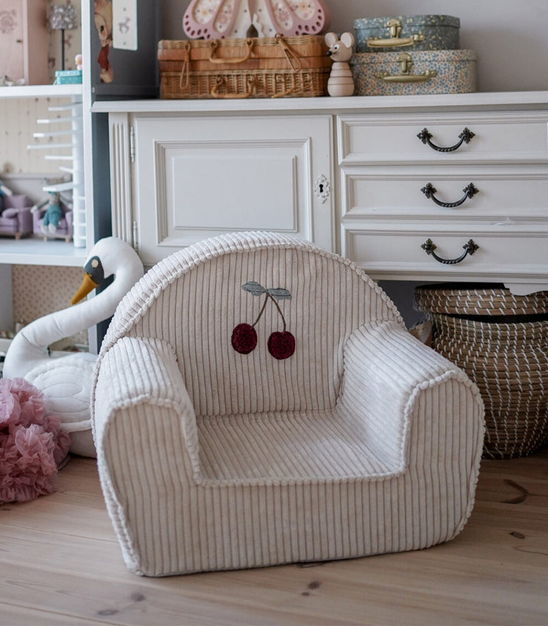 Toddler Corduroy Chair - Cherry