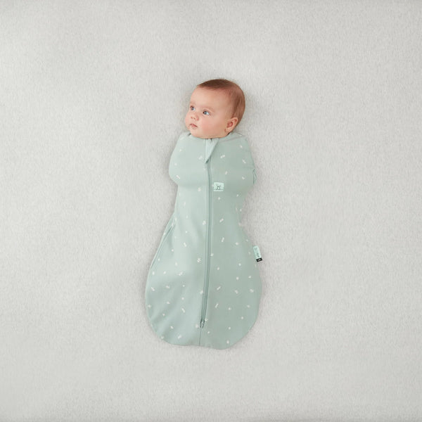 ergoPouch Organic All Year Cocoon Swaddle Sleeping Bag - 1 Tog - Sage