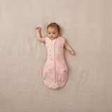 ergoPouch - Organic All Year Cocoon Swaddle Sleeping Bag - Daisy 1.0 TOG