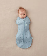 ergoPouch - Organic Summer Cocoon Swaddle Sleeping Bag - Dragonflies 0.2 TOG