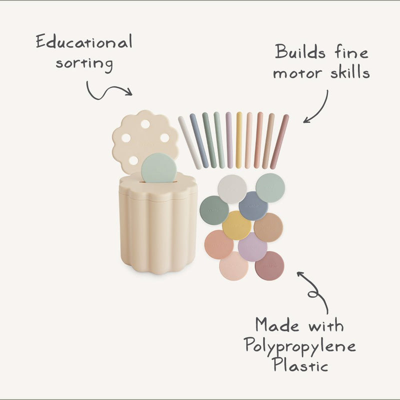 Mushie - Coin & Tube Sorting Set