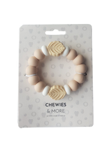 Chewies&more - Silicone Teething Bangle - Cool Leaf