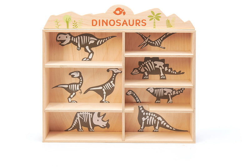 8 Dinosaurs & Shelf