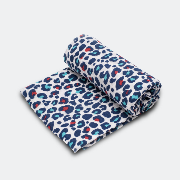 Etta Loves - Leopard Sensory Muslin - Extra Large