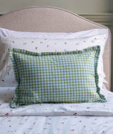 Embroidered Linen Scatter Cushion - Little Farm