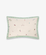 Embroidered Linen Scatter Cushion - Little Farm