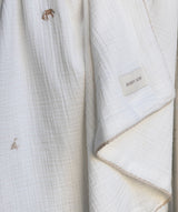 Embroidered Muslin Blanket - Little Farm