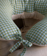 Nursing Pillow Cover  - Greenhouse Gingham
