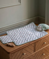 Cotton Travel Baby Changing Mat - Greenhouse Gingham