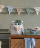 Cotton Travel Baby Changing Mat - Greenhouse Gingham