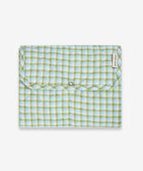 Cotton Travel Baby Changing Mat - Greenhouse Gingham