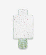 Cotton Travel Baby Changing Mat - Greenhouse Gingham