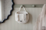 Crochet Bunny Basket | IVORY