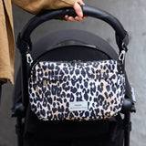 FRIDA Eco Stroller Organiser With Stroller Clips - Leopard