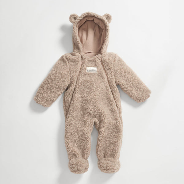 ALF Eco Pramsuit - Beige (With Feet)