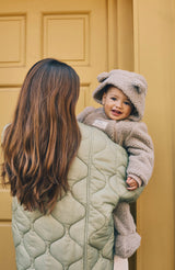 ALF Eco Pramsuit - Beige (With Feet)