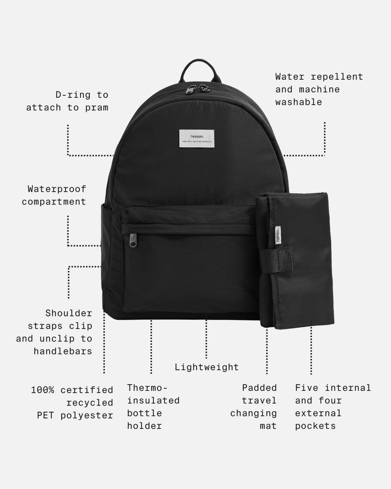 ANA Eco Changing Backpack With Changing Mat - Camel