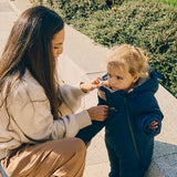 ANDERS Eco Snowsuit - Navy (Footless)