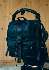 ELISE Eco Changing Backpack with Changing Mat - Black