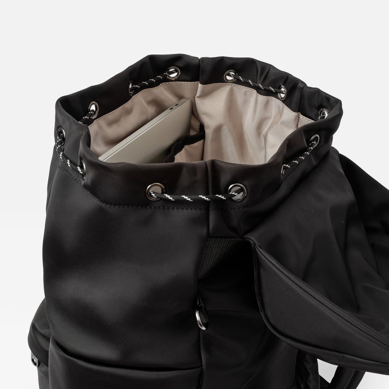 ELISE Eco Changing Backpack With Changing Mat - Black