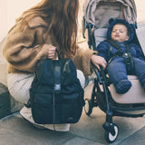 ELISE Eco Changing Backpack With Changing Mat - Black