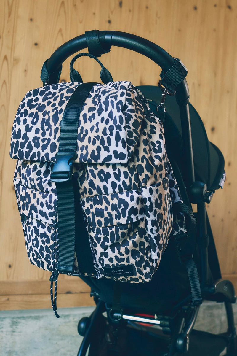ELISE Eco Changing Backpack With Changing Mat - Leopard