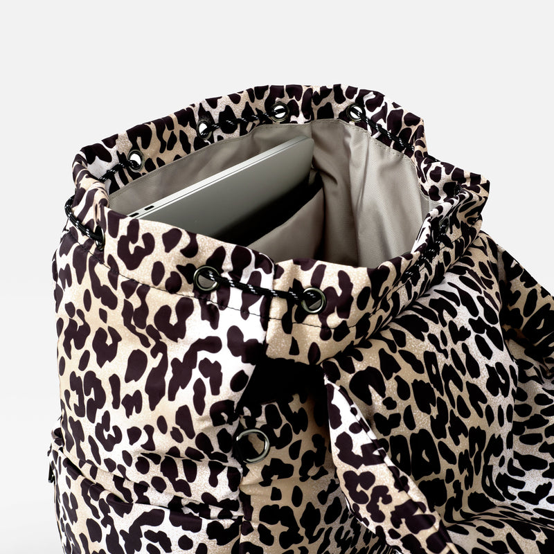 ELISE Eco Changing Backpack With Changing Mat - Leopard