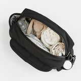 FREYA Eco Oversized Stroller Organiser with Stroller Clips - Black