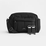 PRE ORDER - FREYA Eco Oversized Stroller Organiser With Stroller Clips - Black