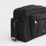 PRE ORDER - FREYA Eco Oversized Stroller Organiser With Stroller Clips - Black