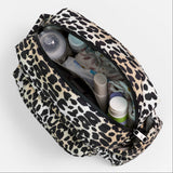 FREYA Eco Oversized Stroller Organiser with Stroller Clips - Leopard