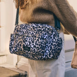 FREYA Eco Oversized Stroller Organiser with Stroller Clips - Leopard